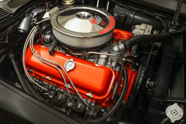 For Sale Used 1966 Chevrolet Corvette Real Black/Red 427/425 #s Match | American Dream Machines Des Moines IA 50309
