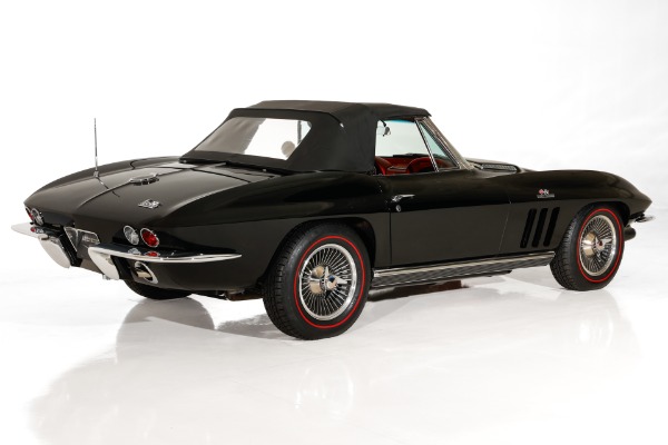 For Sale Used 1966 Chevrolet Corvette Real Black/Red 427/425 #s Match | American Dream Machines Des Moines IA 50309