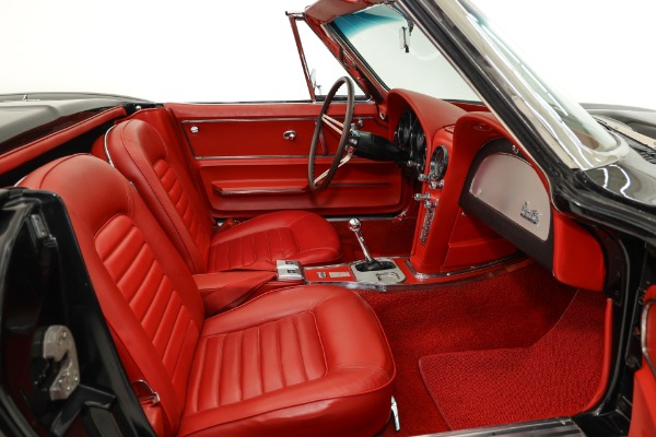 For Sale Used 1966 Chevrolet Corvette Real Black/Red 427/425 #s Match | American Dream Machines Des Moines IA 50309