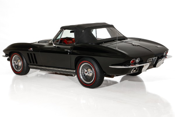 For Sale Used 1966 Chevrolet Corvette Real Black/Red 427/425 #s Match | American Dream Machines Des Moines IA 50309