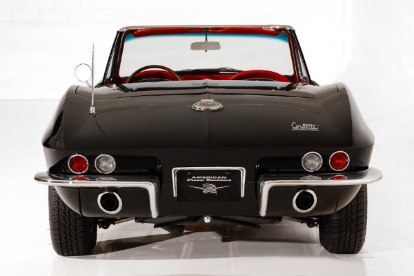 For Sale Used 1966 Chevrolet Corvette Real Black/Red 427/425 #s Match | American Dream Machines Des Moines IA 50309