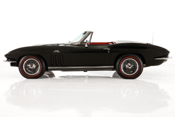 For Sale Used 1966 Chevrolet Corvette Real Black/Red 427/425 #s Match | American Dream Machines Des Moines IA 50309