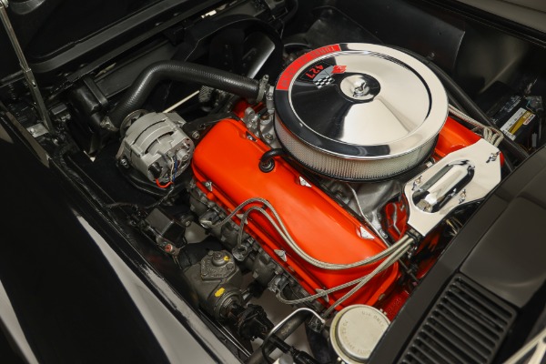 For Sale Used 1966 Chevrolet Corvette Real Black/Red 427/425 #s Match | American Dream Machines Des Moines IA 50309