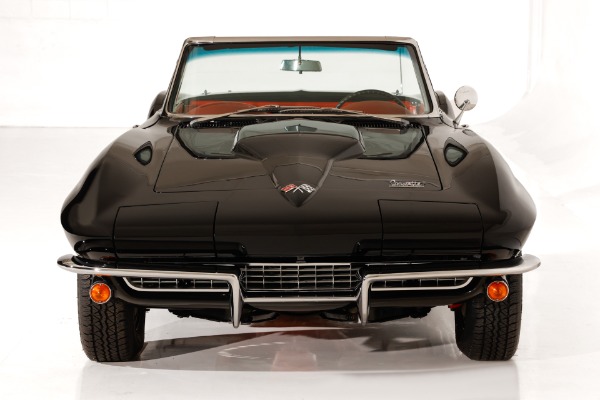 For Sale Used 1966 Chevrolet Corvette Real Black/Red 427/425 #s Match | American Dream Machines Des Moines IA 50309