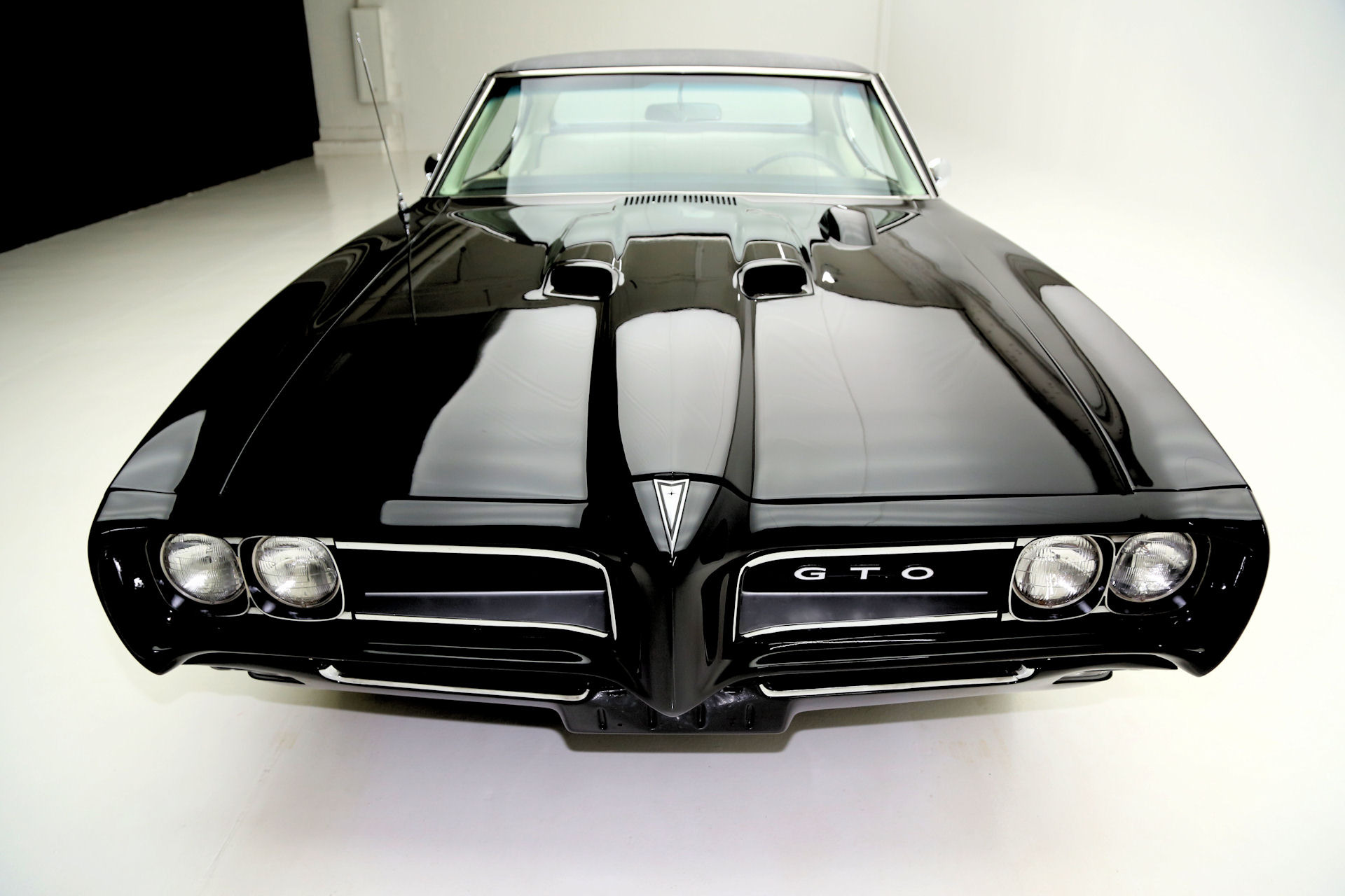 For Sale Used 1968 Pontiac GTO Black/Black PHS AC 400/350 | American Dream Machines Des Moines IA 50309