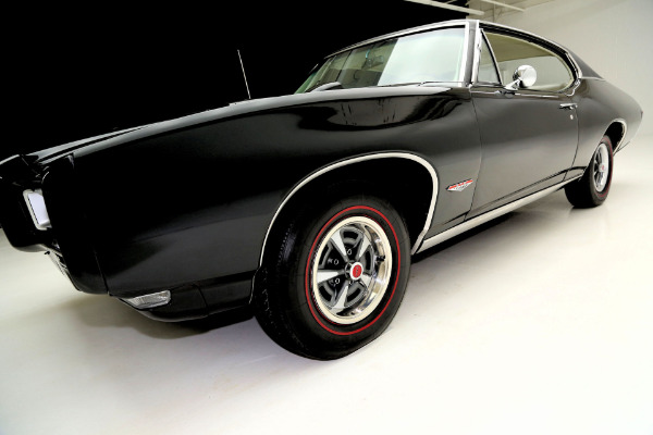 For Sale Used 1968 Pontiac GTO Black/Black PHS AC 400/350 | American Dream Machines Des Moines IA 50309