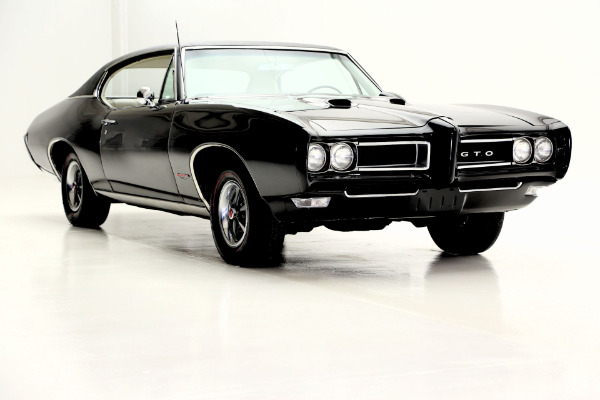 For Sale Used 1968 Pontiac GTO Black/Black PHS AC 400/350 | American Dream Machines Des Moines IA 50309