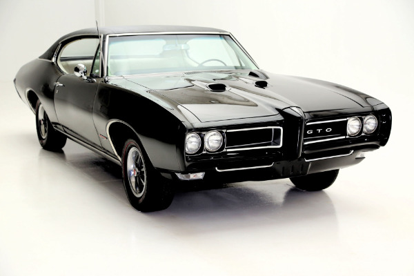 For Sale Used 1968 Pontiac GTO Black/Black PHS AC 400/350 | American Dream Machines Des Moines IA 50309