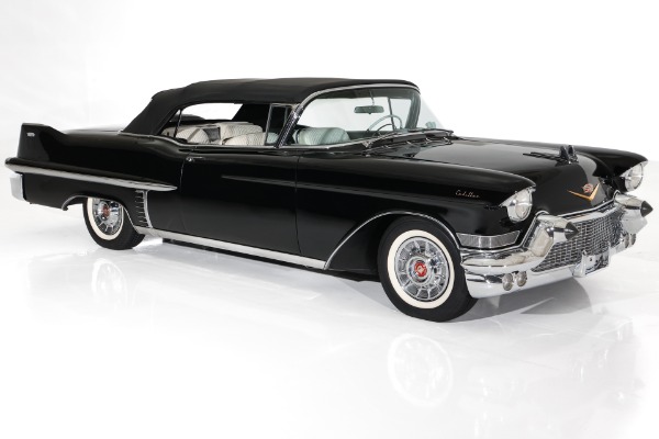 For Sale Used 1957 Cadillac Series 62 Real Black Car, #s 365 PS PB PW | American Dream Machines Des Moines IA 50309