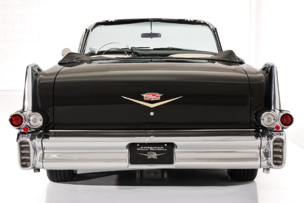 For Sale Used 1957 Cadillac Series 62 Real Black Car, #s 365 PS PB PW | American Dream Machines Des Moines IA 50309