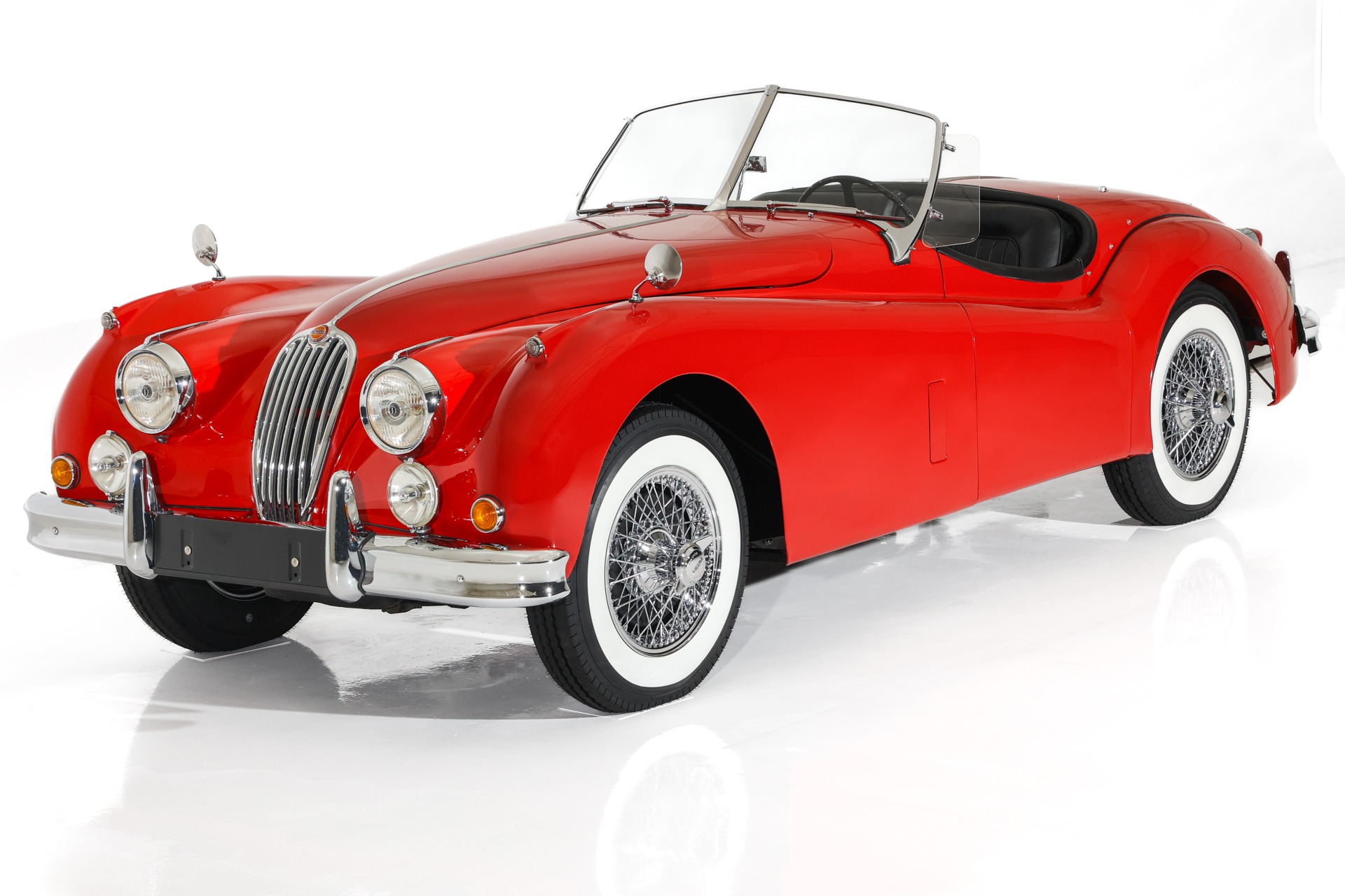 For Sale Used 1956 Jaguar XK140 MC Extensive Restoration, 302 Miles | American Dream Machines Des Moines IA 50309