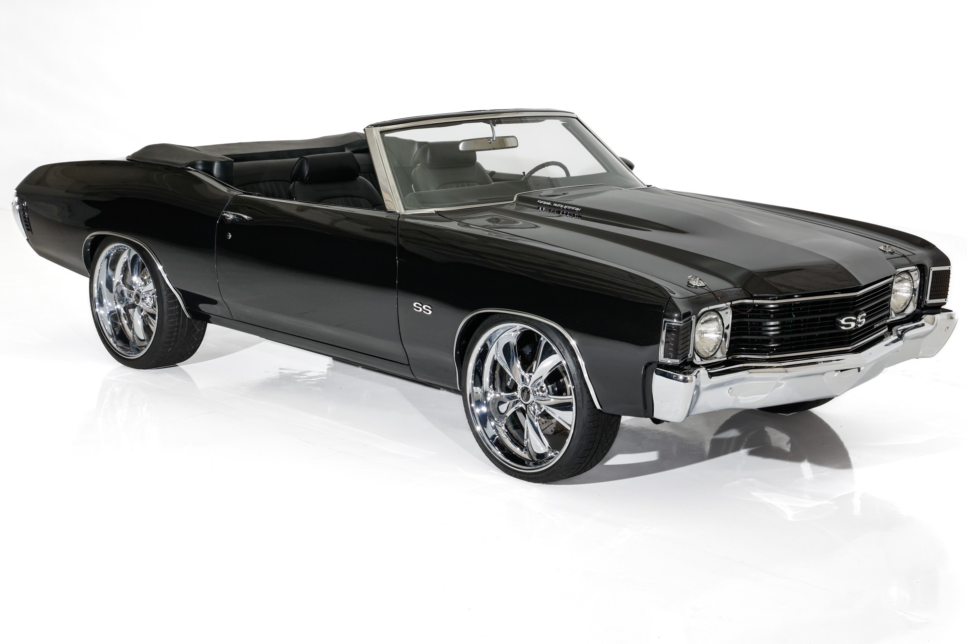 For Sale Used 1972 Chevrolet SS Chevelle Graphite Pro-Tour 502 AC PDB | American Dream Machines Des Moines IA 50309