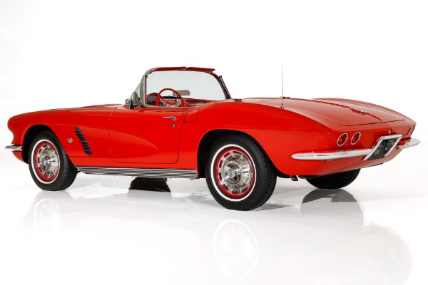 For Sale Used 1962 Chevrolet Corvette Red/ Red, 2 Tops #s Match 327/340 | American Dream Machines Des Moines IA 50309
