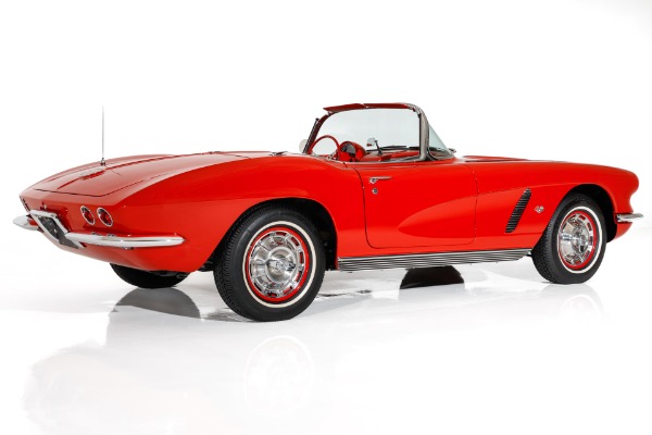 For Sale Used 1962 Chevrolet Corvette Red/ Red, 2 Tops #s Match 327/340 | American Dream Machines Des Moines IA 50309