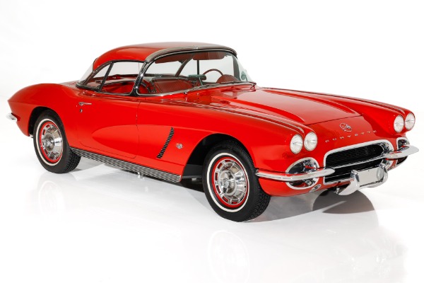 For Sale Used 1962 Chevrolet Corvette Red/ Red, 2 Tops #s Match 327/340 | American Dream Machines Des Moines IA 50309