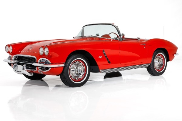 For Sale Used 1962 Chevrolet Corvette Red/ Red, 2 Tops #s Match 327/340 | American Dream Machines Des Moines IA 50309