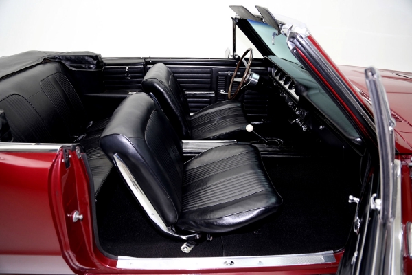 For Sale Used 1964 Pontiac GTO Convertible Red/Blk PHS 4spd 389 3 deuces | American Dream Machines Des Moines IA 50309