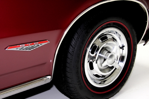 For Sale Used 1964 Pontiac GTO Convertible Red/Blk PHS 4spd 389 3 deuces | American Dream Machines Des Moines IA 50309