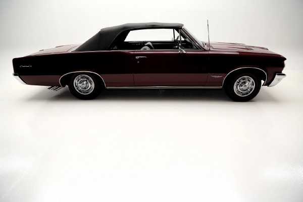 For Sale Used 1964 Pontiac GTO Convertible Red/Blk PHS 4spd 389 3 deuces | American Dream Machines Des Moines IA 50309