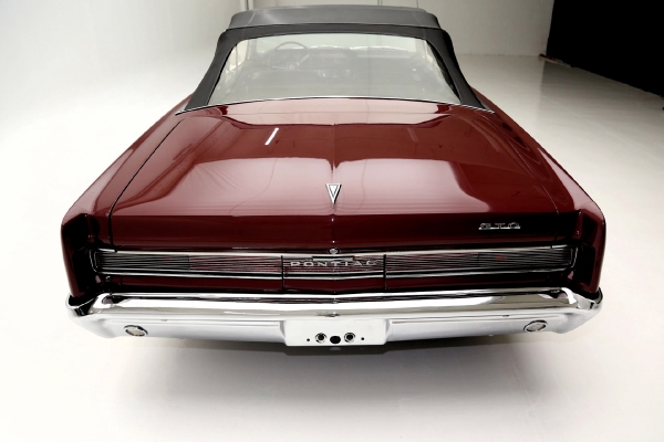 For Sale Used 1964 Pontiac GTO Convertible Red/Blk PHS 4spd 389 3 deuces | American Dream Machines Des Moines IA 50309