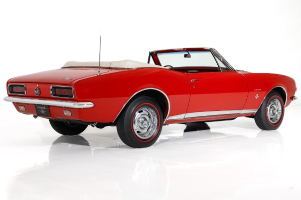 For Sale Used 1967 Chevrolet Camaro Documented Red on Red RS/SS Convertible, 4N, 3P, #s Match 350, 4-Speed | American Dream Machines Des Moines IA 50309