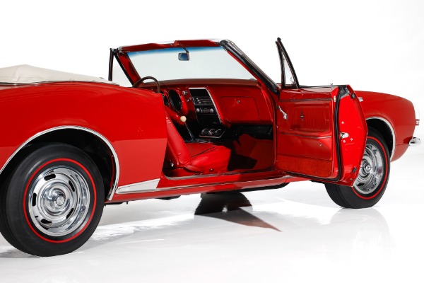 For Sale Used 1967 Chevrolet Camaro Documented Red on Red RS/SS Convertible, 4N, 3P, #s Match 350, 4-Speed | American Dream Machines Des Moines IA 50309