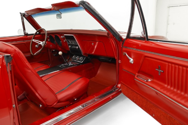 For Sale Used 1967 Chevrolet Camaro Documented Red on Red RS/SS Convertible, 4N, 3P, #s Match 350, 4-Speed | American Dream Machines Des Moines IA 50309