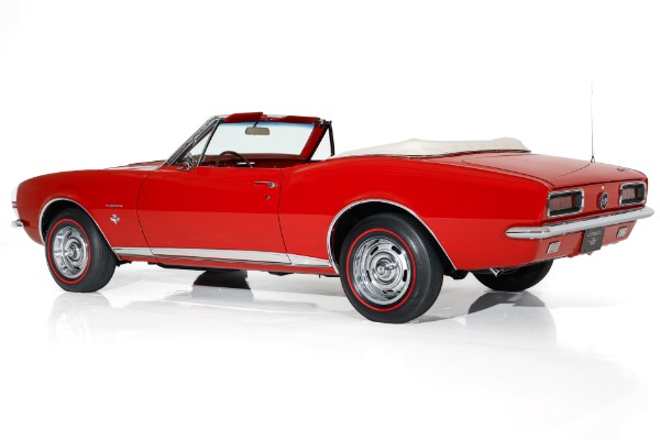 For Sale Used 1967 Chevrolet Camaro Documented Red on Red RS/SS Convertible, 4N, 3P, #s Match 350, 4-Speed | American Dream Machines Des Moines IA 50309