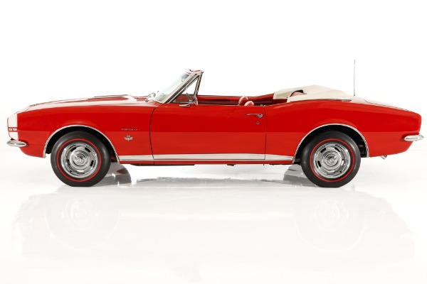 For Sale Used 1967 Chevrolet Camaro Documented Red on Red RS/SS Convertible, 4N, 3P, #s Match 350, 4-Speed | American Dream Machines Des Moines IA 50309