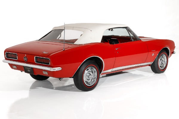 For Sale Used 1967 Chevrolet Camaro Documented Red on Red RS/SS Convertible, 4N, 3P, #s Match 350, 4-Speed | American Dream Machines Des Moines IA 50309