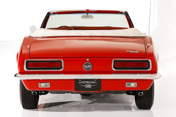 For Sale Used 1967 Chevrolet Camaro Documented Red on Red RS/SS Convertible, 4N, 3P, #s Match 350, 4-Speed | American Dream Machines Des Moines IA 50309
