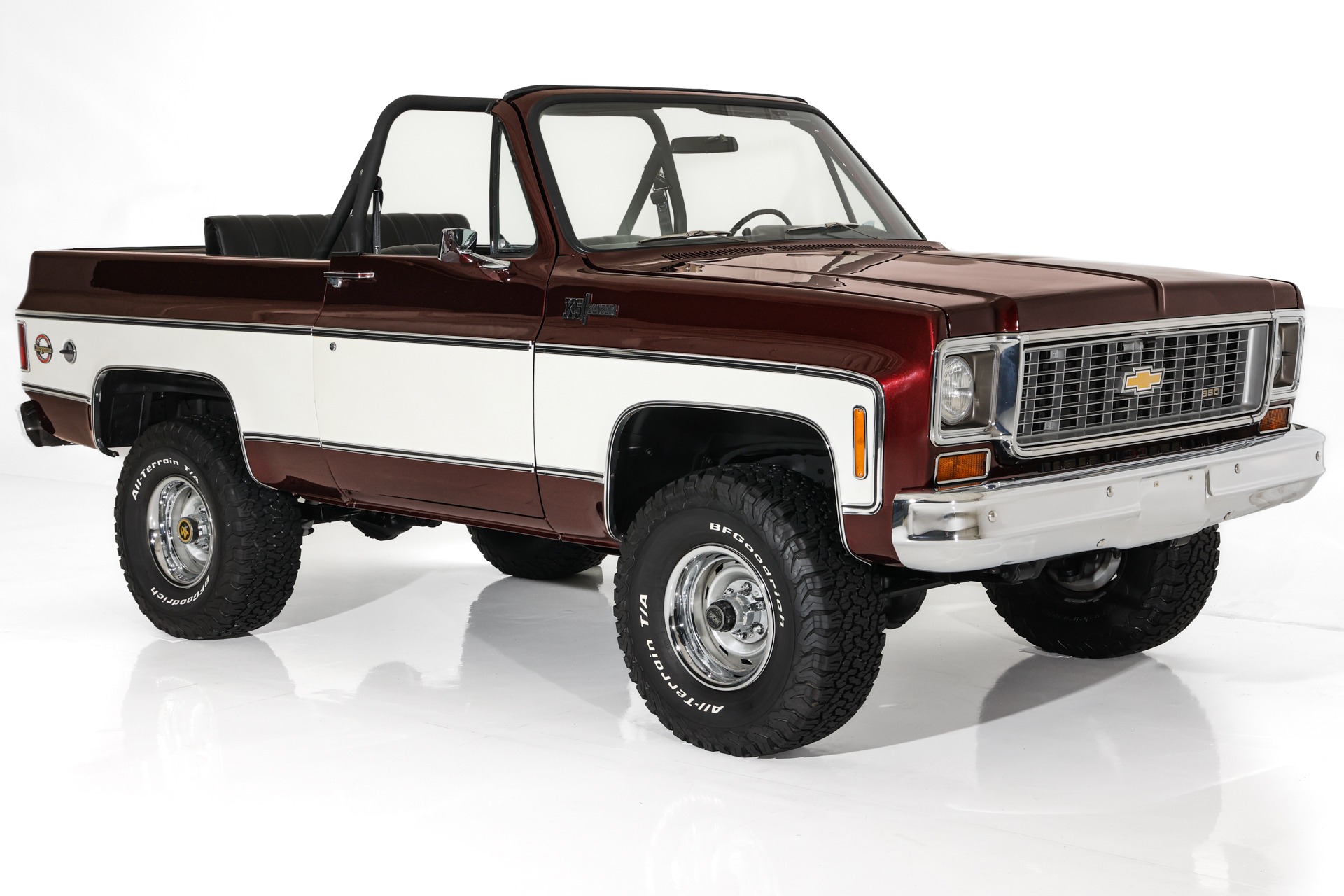 For Sale Used 1973 Chevrolet Blazer K5 K5 4X4 New Black Int Auto PS PB AC | American Dream Machines Des Moines IA 50309