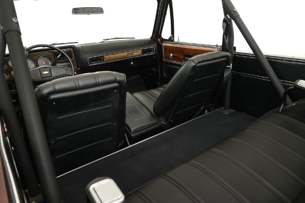 For Sale Used 1973 Chevrolet Blazer K5 K5 4X4 New Black Int Auto PS PB AC | American Dream Machines Des Moines IA 50309