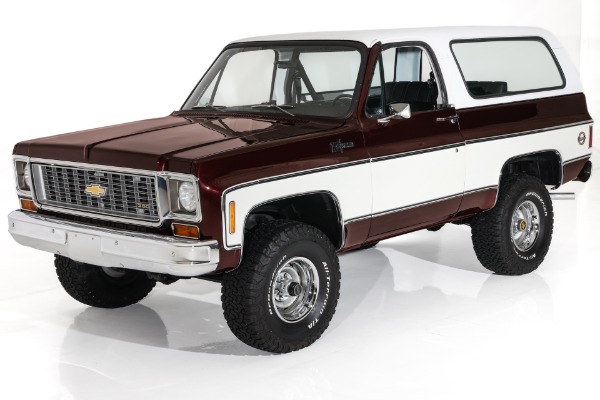 For Sale Used 1973 Chevrolet Blazer K5 K5 4X4 New Black Int Auto PS PB AC | American Dream Machines Des Moines IA 50309