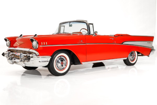 For Sale Used 1957 Chevrolet Bel Air 1 of 68 Fuel Injected Convertibles | American Dream Machines Des Moines IA 50309