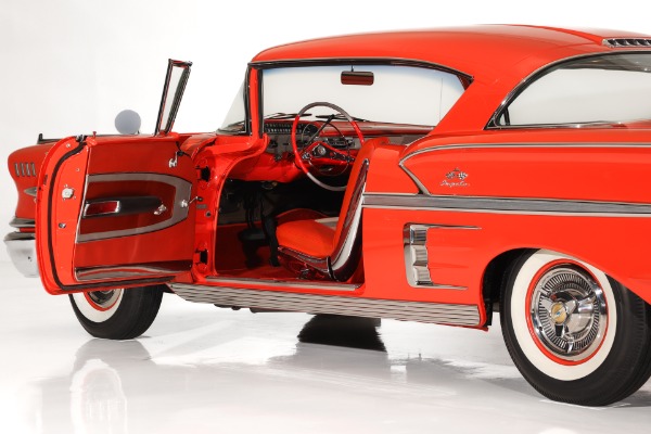 For Sale Used 1958 Chevrolet Impala Rio Red, Tri-Tone Int, 348 Tri-Power | American Dream Machines Des Moines IA 50309