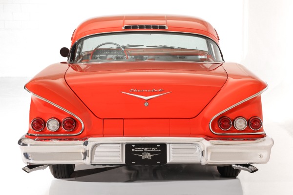 For Sale Used 1958 Chevrolet Impala Rio Red, Tri-Tone Int, 348 Tri-Power | American Dream Machines Des Moines IA 50309