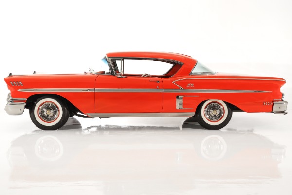 For Sale Used 1958 Chevrolet Impala Rio Red, Tri-Tone Int, 348 Tri-Power | American Dream Machines Des Moines IA 50309
