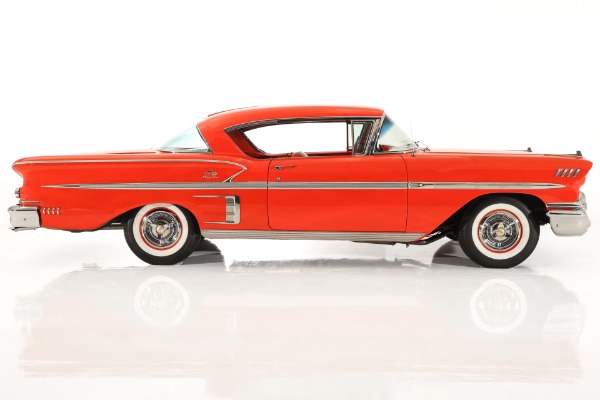 For Sale Used 1958 Chevrolet Impala Rio Red, Tri-Tone Int, 348 Tri-Power | American Dream Machines Des Moines IA 50309