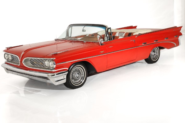 For Sale Used 1959 Pontiac Bonneville 389 Tri-Power, Strato-Star Interior | American Dream Machines Des Moines IA 50309