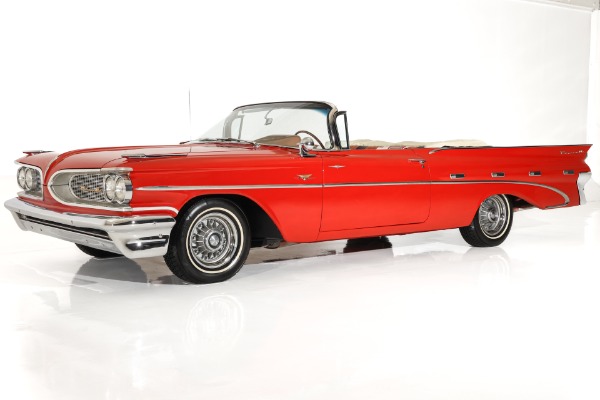 For Sale Used 1959 Pontiac Bonneville 389 Tri-Power, Strato-Star Interior | American Dream Machines Des Moines IA 50309