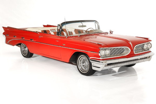 For Sale Used 1959 Pontiac Bonneville 389 Tri-Power, Strato-Star Interior | American Dream Machines Des Moines IA 50309