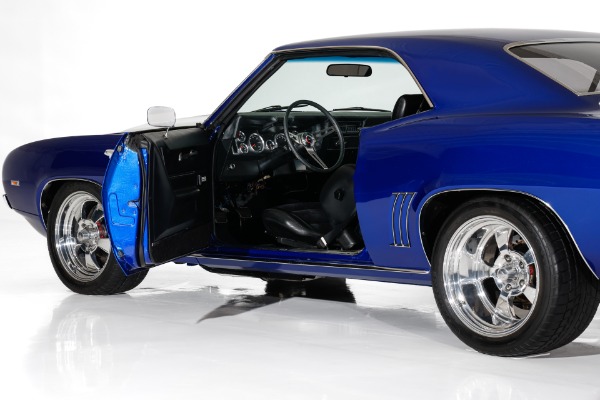 For Sale Used 1969 Chevrolet Camaro Electric Blue 427, 5-Speed AC PS | American Dream Machines Des Moines IA 50309