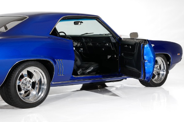 For Sale Used 1969 Chevrolet Camaro Electric Blue 427, 5-Speed AC PS | American Dream Machines Des Moines IA 50309