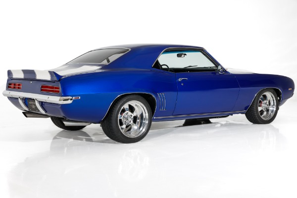 For Sale Used 1969 Chevrolet Camaro Electric Blue 427, 5-Speed AC PS | American Dream Machines Des Moines IA 50309