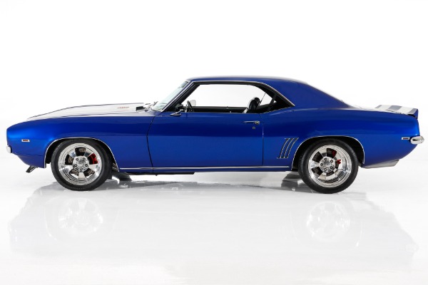 For Sale Used 1969 Chevrolet Camaro Electric Blue 427, 5-Speed AC PS | American Dream Machines Des Moines IA 50309