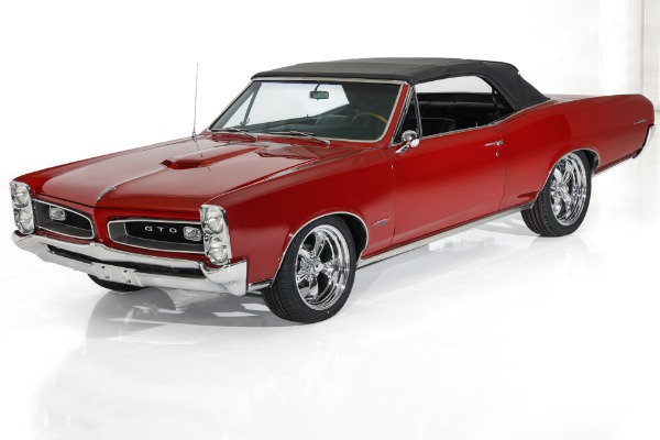 For Sale Used 1966 Pontiac GTO 389 Tri-Power, PDB PS Auto, Chrome PHS | American Dream Machines Des Moines IA 50309