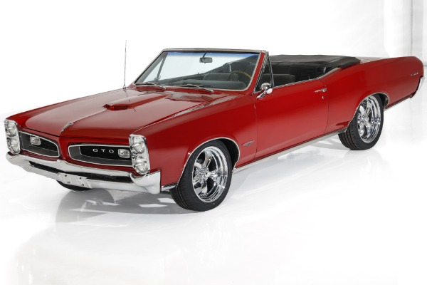 For Sale Used 1966 Pontiac GTO 389 Tri-Power, PDB PS Auto, Chrome PHS | American Dream Machines Des Moines IA 50309