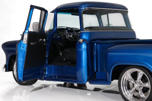 For Sale Used 1956 Chevrolet 3100 Electric Blue Show Truck 454 PS PB | American Dream Machines Des Moines IA 50309