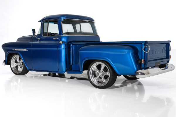 For Sale Used 1956 Chevrolet 3100 Electric Blue Show Truck 454 PS PB | American Dream Machines Des Moines IA 50309